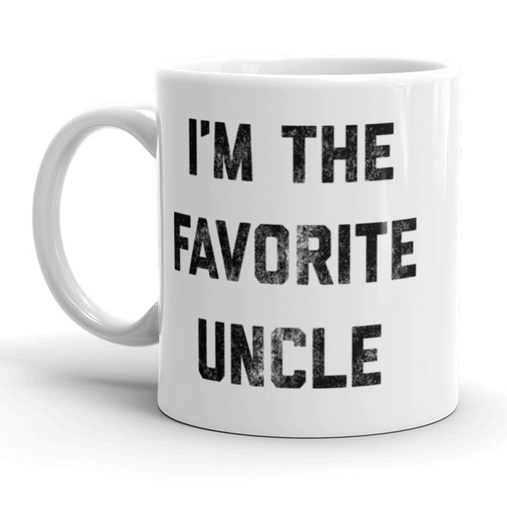 Im The Favorite Uncle Coffee Mug Funny Family Brother Ceramic Cup-11oz Image 1