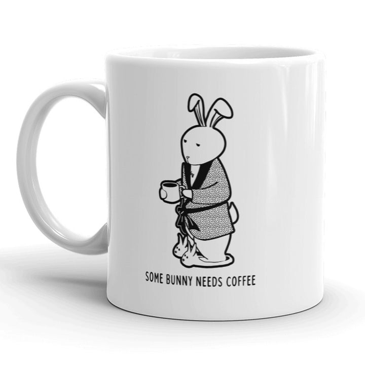 Some Bunny Needs Coffee Mug Funny Easter Bunny Coffee Cup - 11oz Image 1