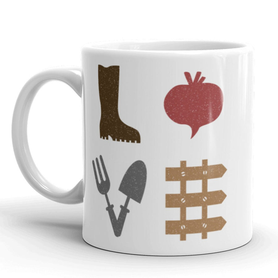 Love Gardening Coffee Mug Cute Outdoors Plants Crops Ceramic Cup-11oz Image 1