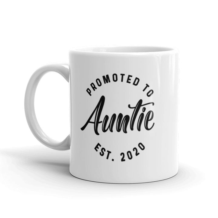 Promoted To Auntie 2020 Coffee Mug-11oz Image 1