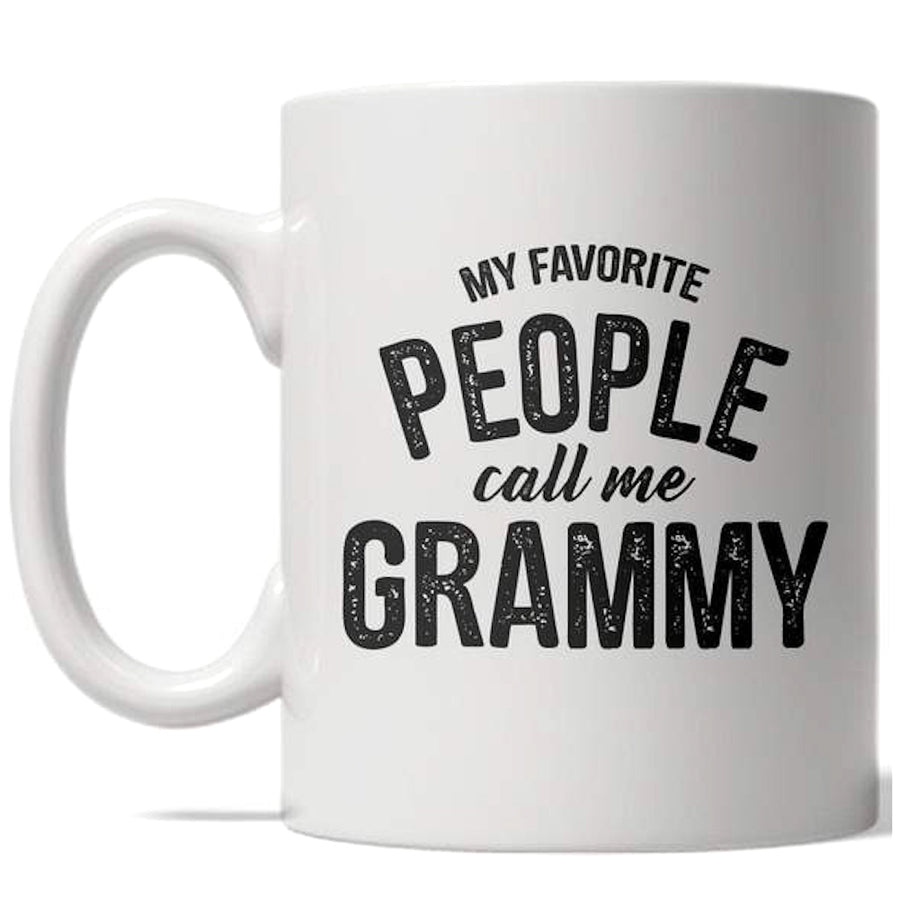 My Favorite People Call Me Grammy Mug Funny Grandparent Coffee Cup - 11oz Image 1