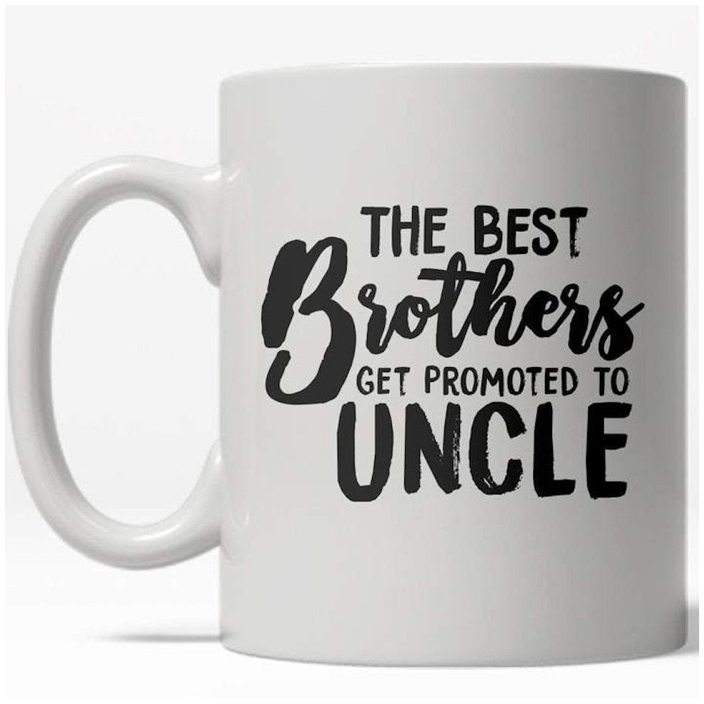 The Best Brothers Get Promoted To Uncle Mug Cute Family Coffee Cup - 11oz Image 1