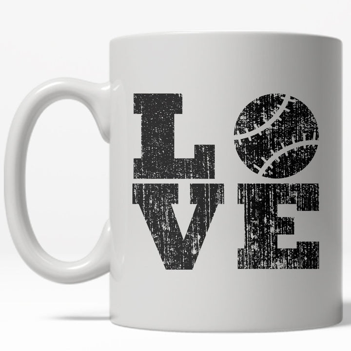 Love Baseball Mug Americas Pastime Sports Coffee Cup - 11oz Image 1