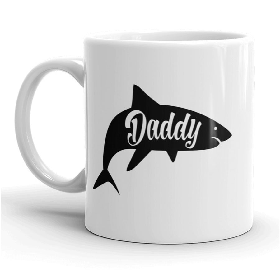 Daddy Shark Mug Funny Fathers Day Coffee Cup - 11oz Image 1