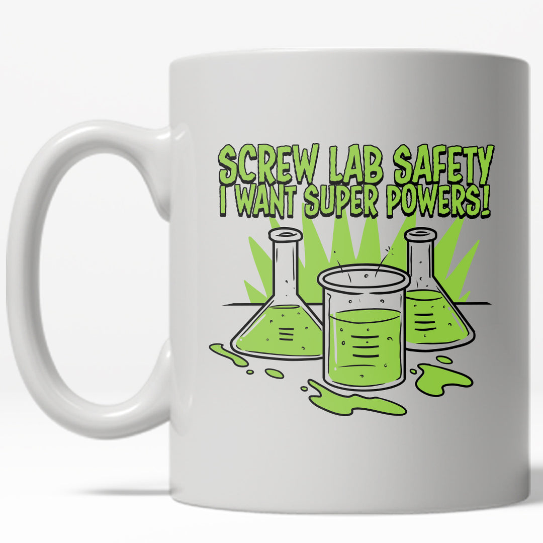 Screw Lab Safety Mug Funny Science Teacher Coffee Cup - 11oz Image 1
