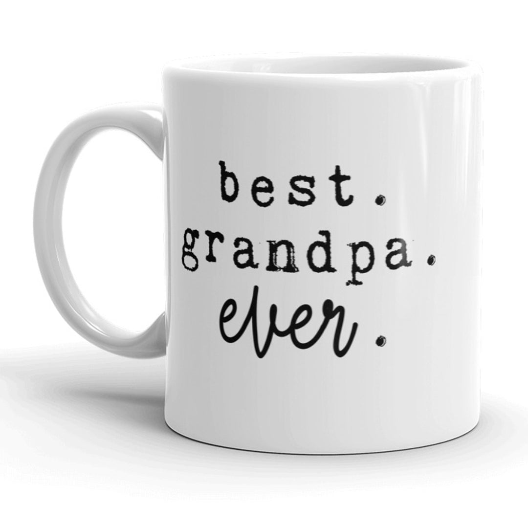 Best Grandpa Ever Mug Cute Family Grandfather Coffee Cup - 11oz Image 1