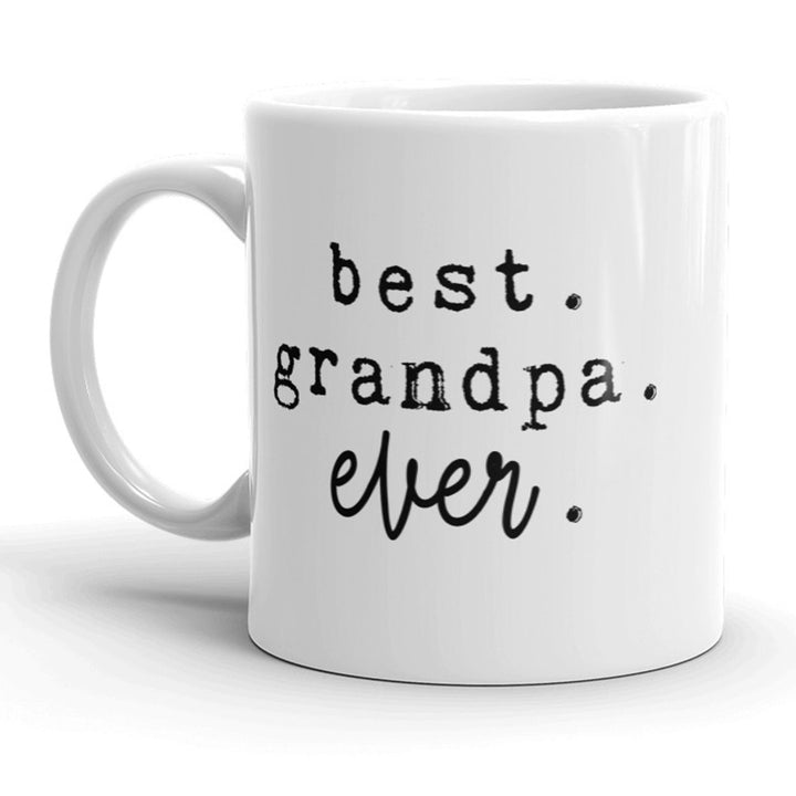 Best Grandpa Ever Mug Cute Family Grandfather Coffee Cup - 11oz Image 1