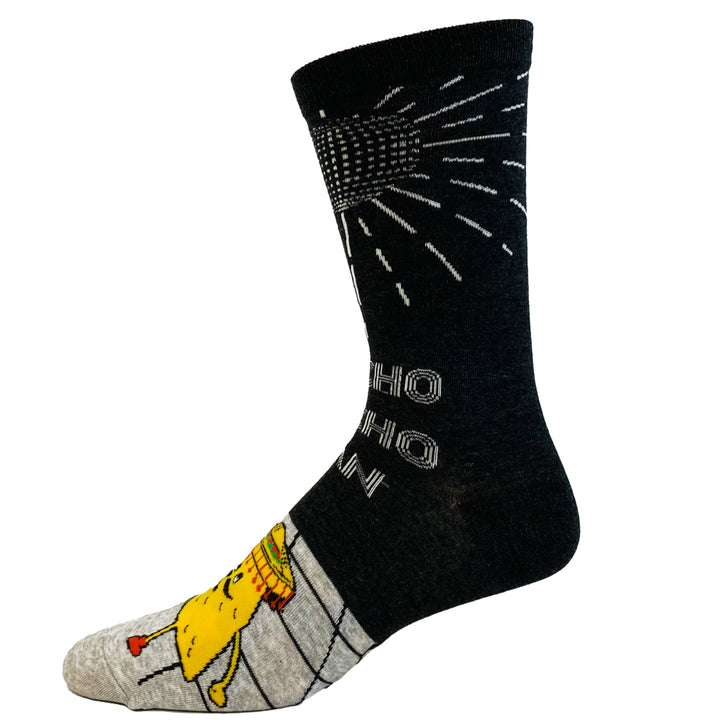 Mens Nacho Nacho Man Socks Funny Macho Nachos And Cheese Cinco De Mayo Graphic Footwear Image 4