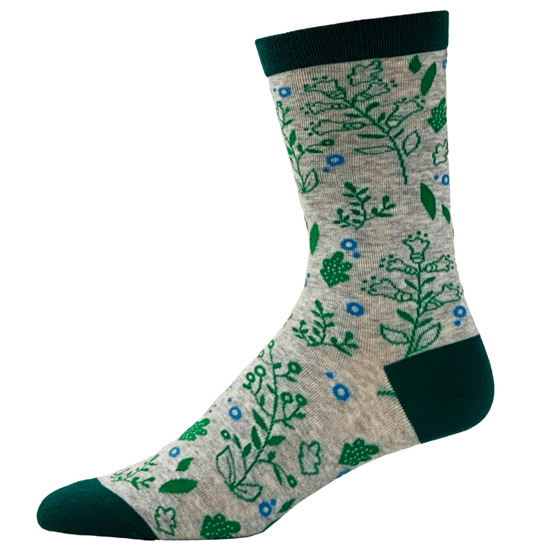 Women's Plant Mom Socks Funny Gardening Flowers Herbs Growing Novelty Graphic Footwear Image 4