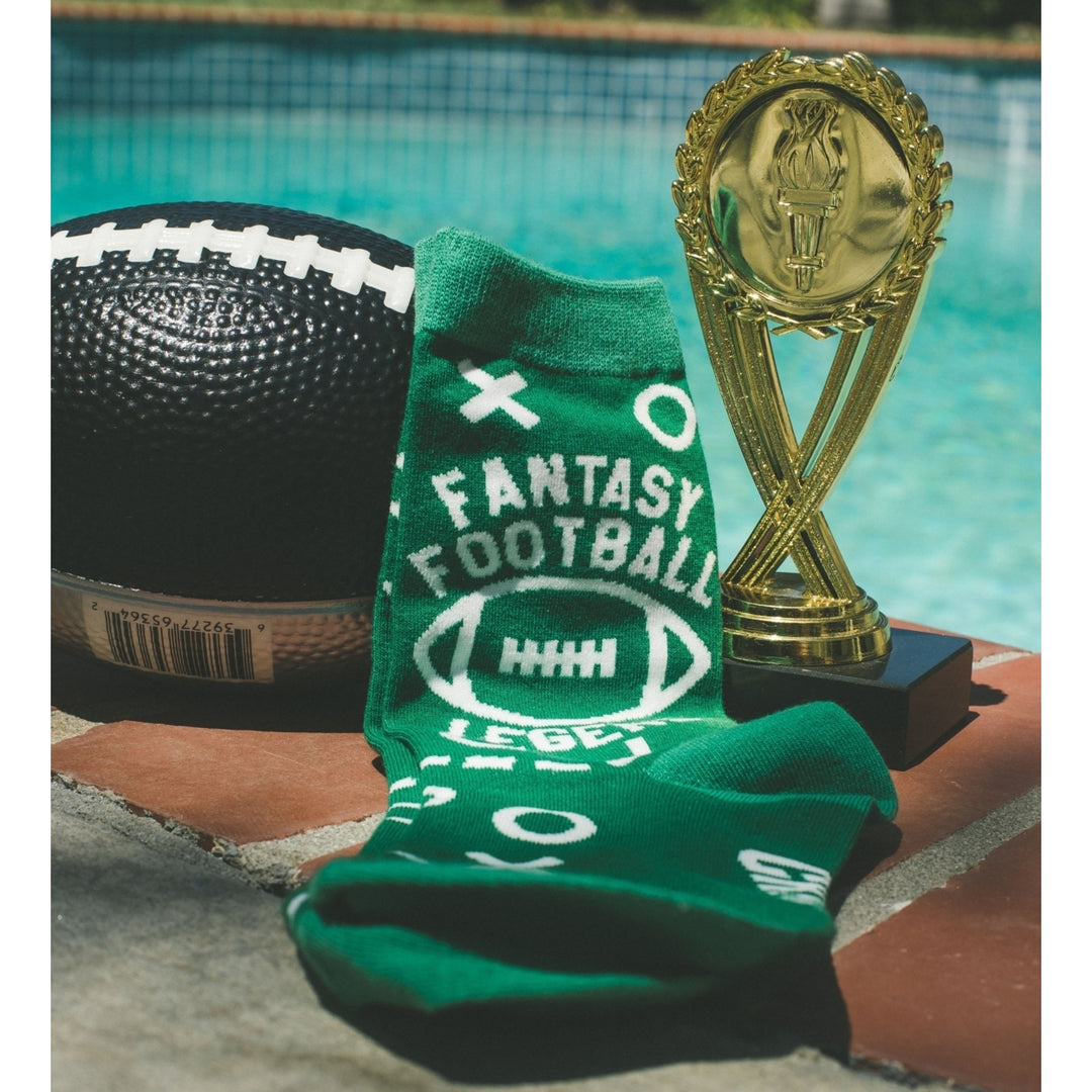 Mens Fantasy Football Legend Socks Funny Sarcastic Game Day Tailgate Image 7