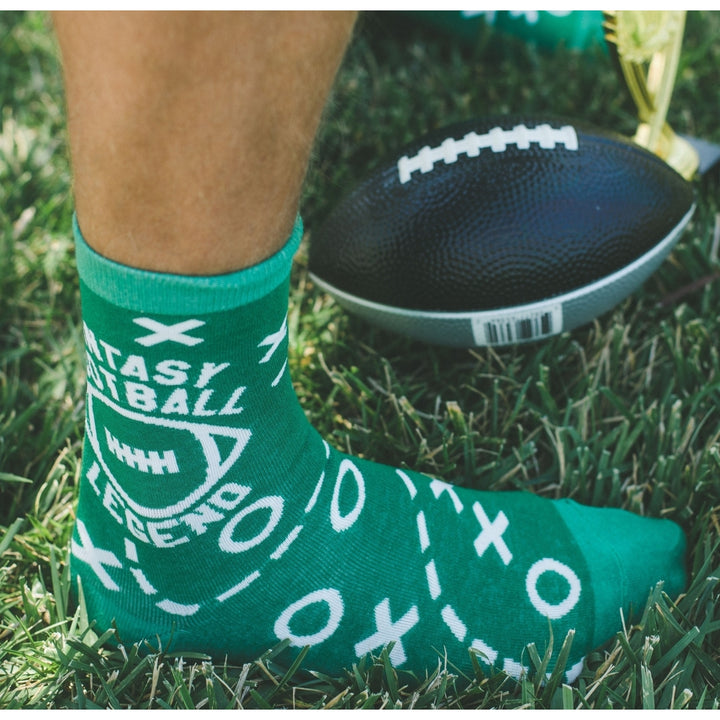 Mens Fantasy Football Legend Socks Funny Sarcastic Game Day Tailgate Image 8