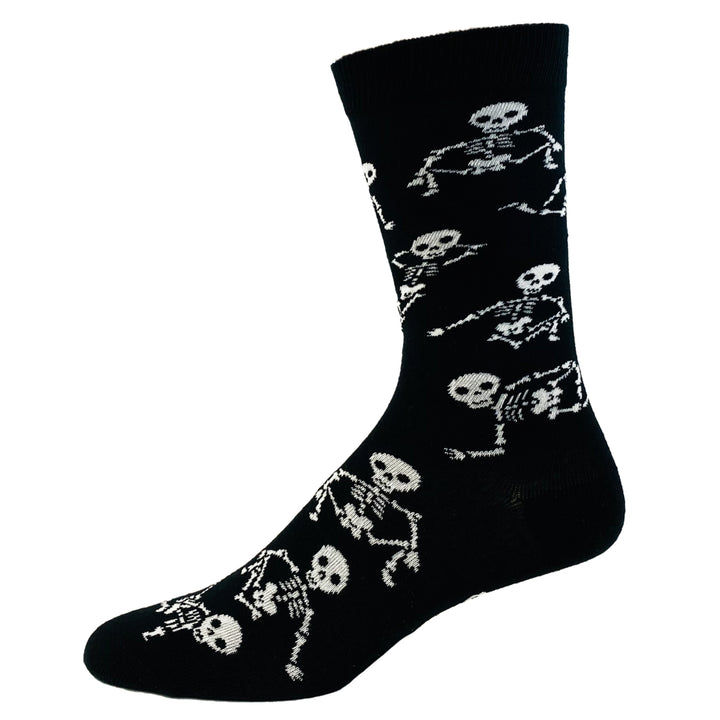 Womens Lets Bone Socks Funny Halloween Party Skeleton Graphic Novelty Vintage Footwear Image 4