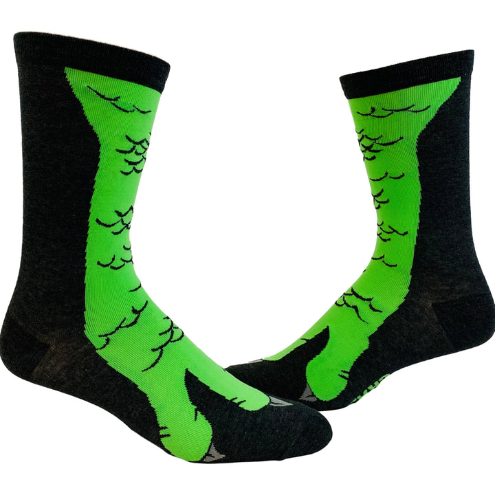 Mens Dinosaur Foot Socks Funny Jurassic T-Rex Dino Lover Novelty Footwear Image 1