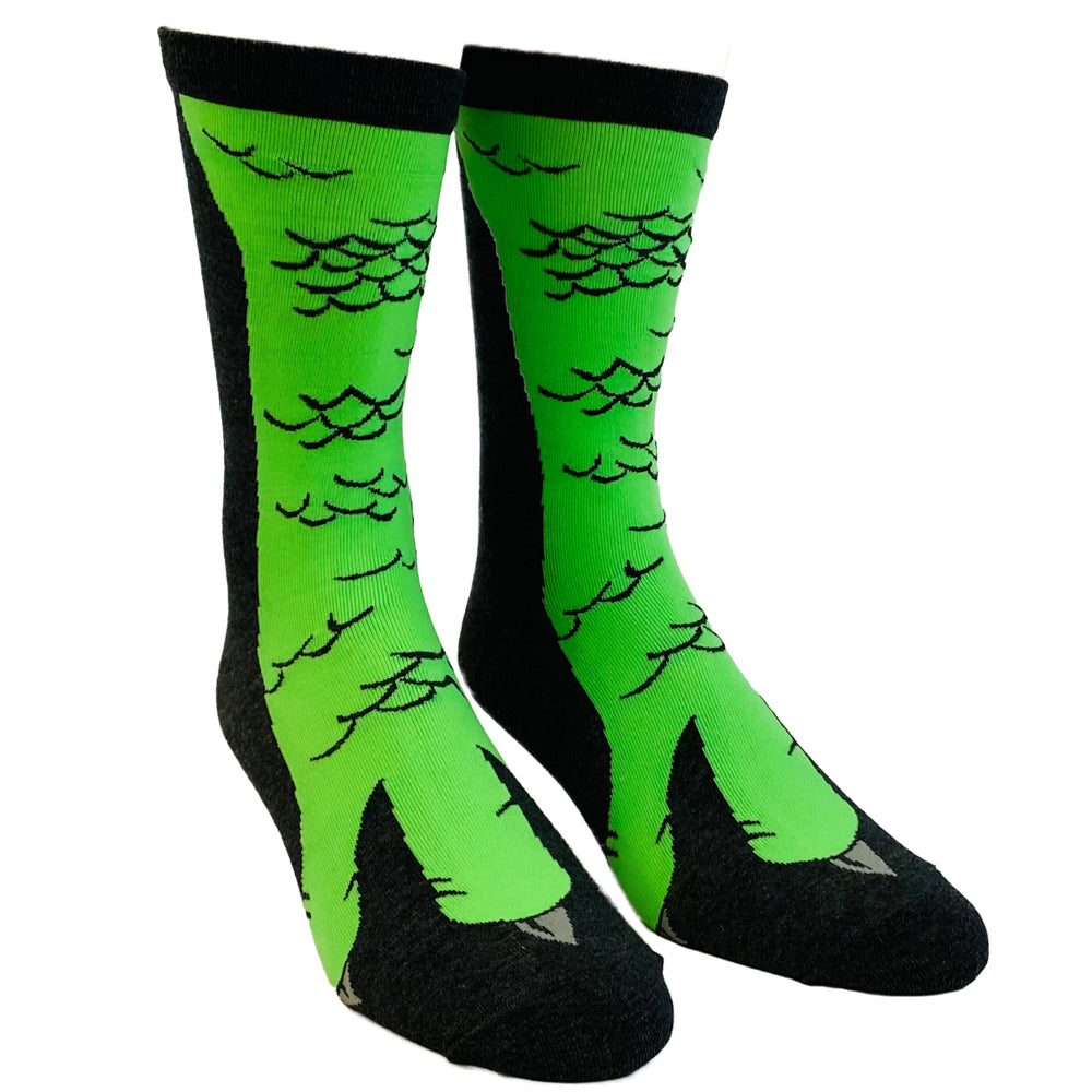 Mens Dinosaur Foot Socks Funny Jurassic T-Rex Dino Lover Novelty Footwear Image 2