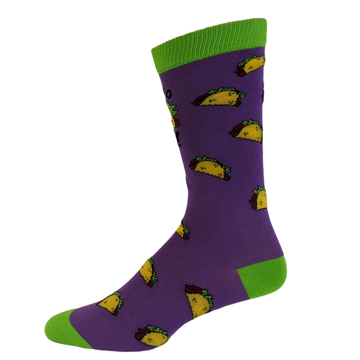 Womens Lets Taco Bout It Socks Funny Cinco De Mayo Taco Tuesday Novelty Footwear Image 4