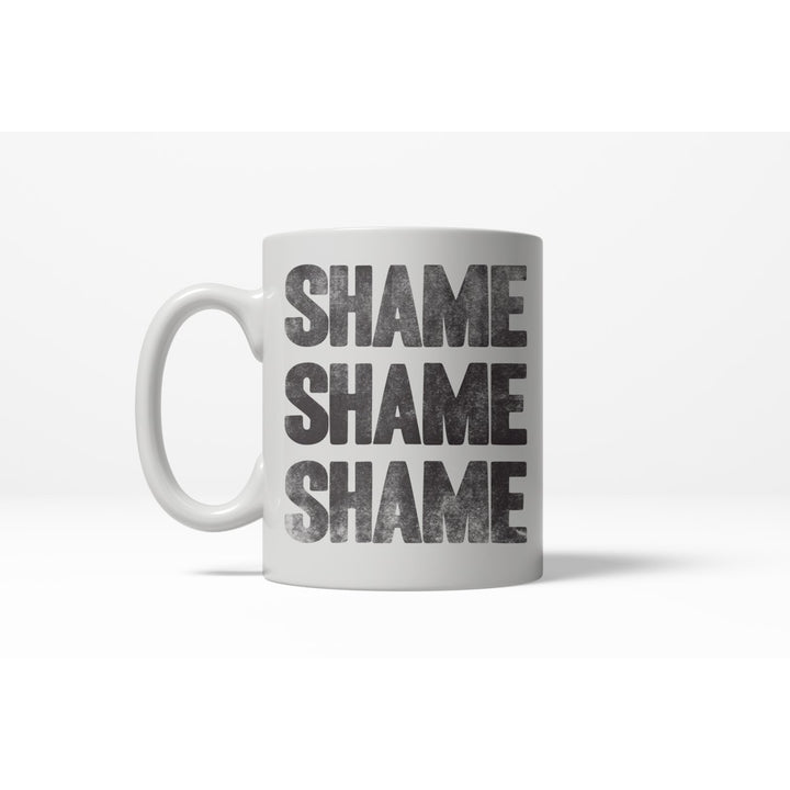 Shame Shame Shame Funny Democratic Republican Political Ceramic Coffee Drinking Mug - 11oz Image 1