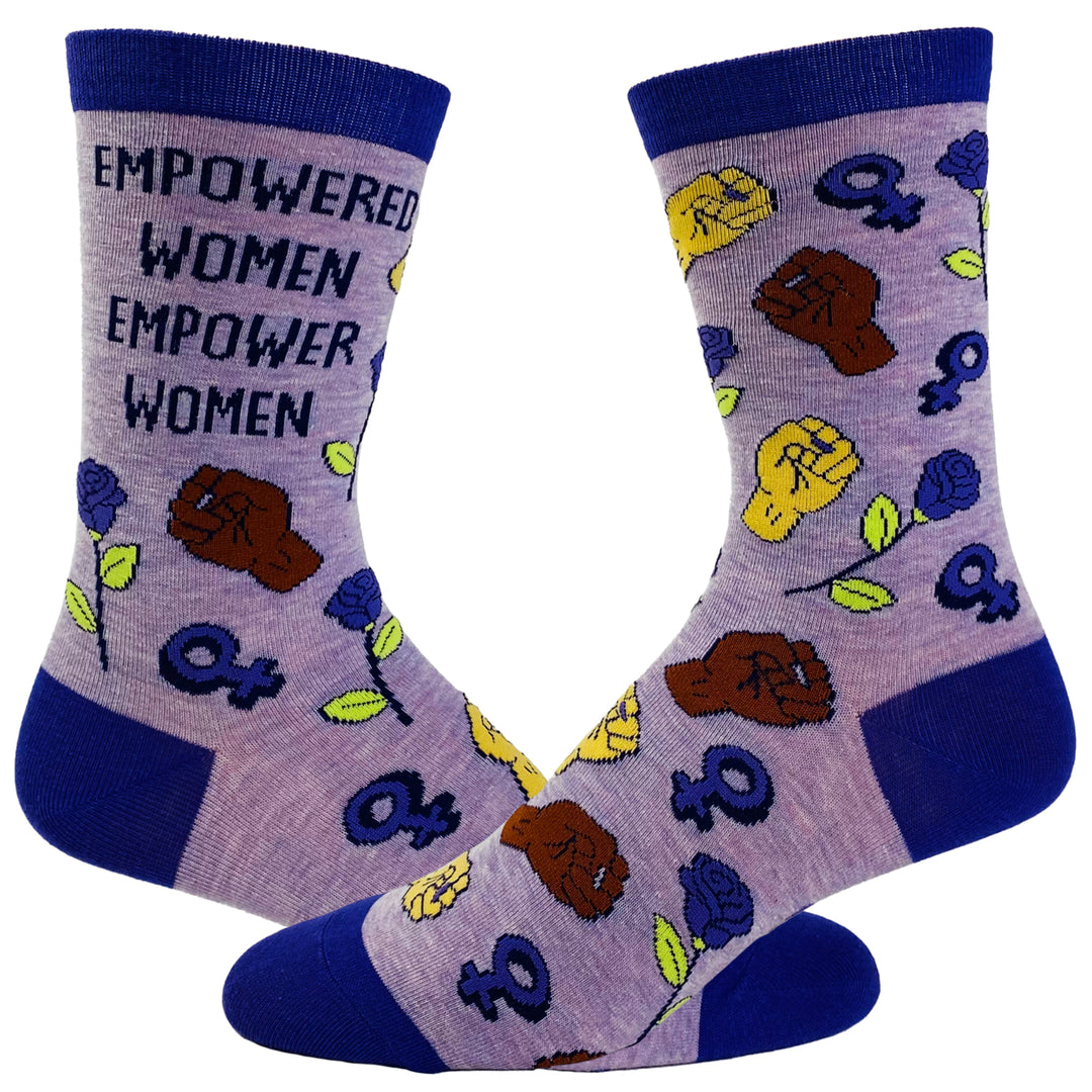 Women's Empowered Women Empower Women Socks Girl Power Novelty Footwear Image 1