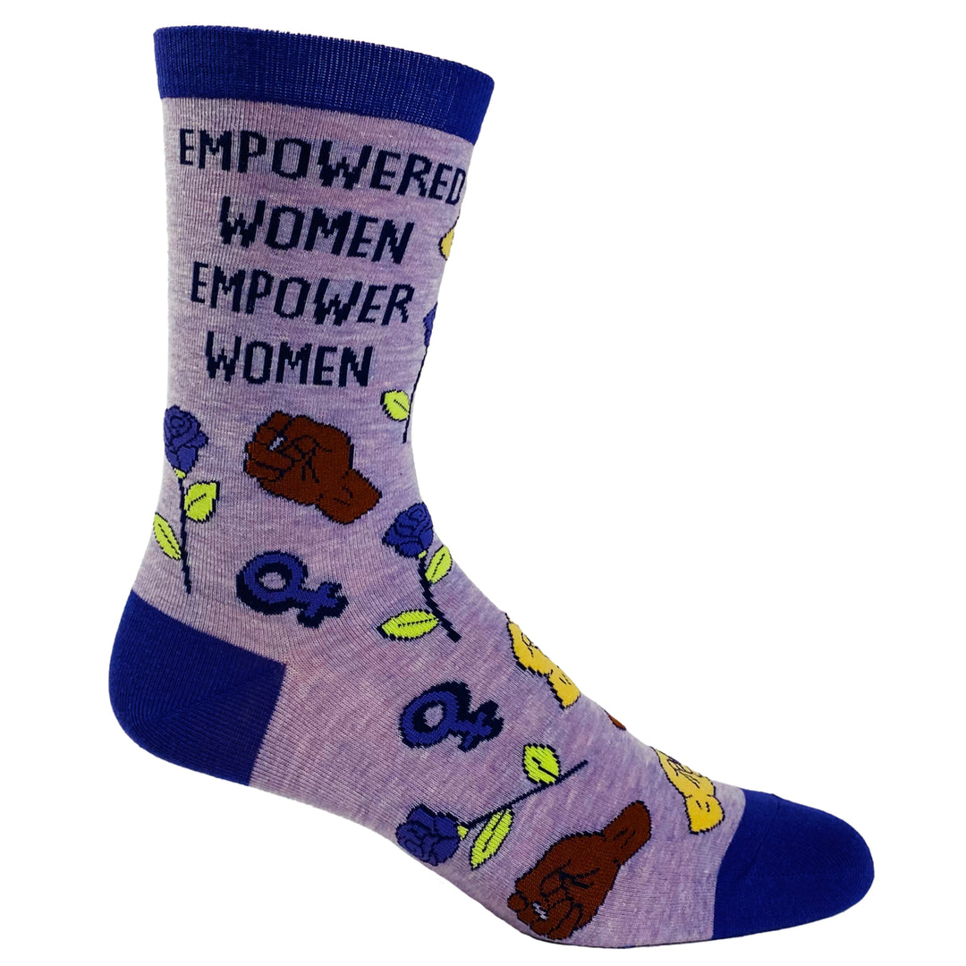 Womens Empowered Women Empower Women Socks Girl Power Novelty Footwear Image 6