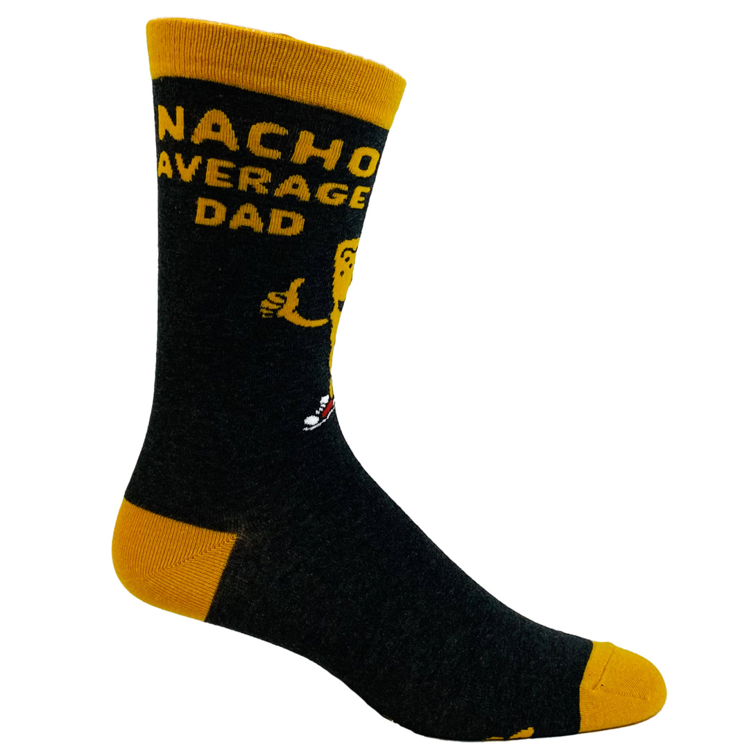 Mens Nacho Average Dad Socks Funny Cinco De Mayo Sombrero Novelty Footwear Image 6