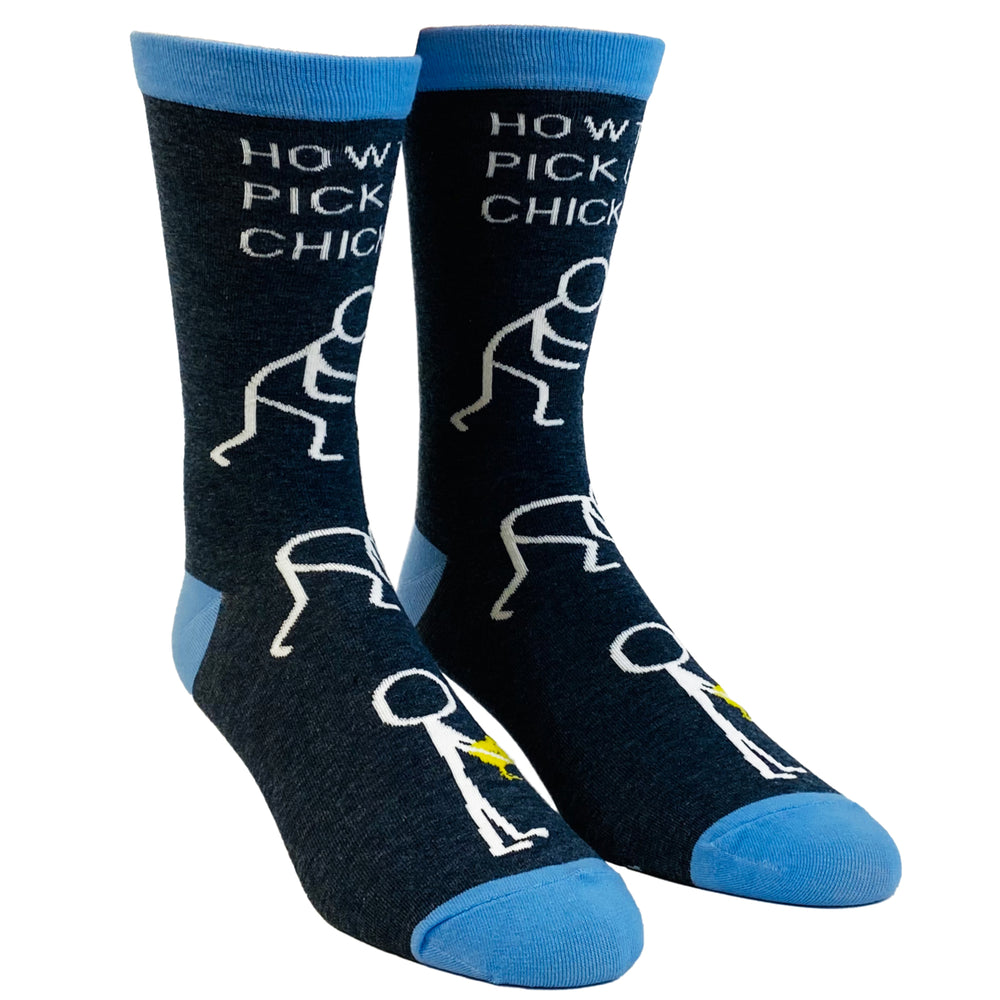 Youth How To Pick Up Chicks Socks Funny Easter Gift Footwear Image 2