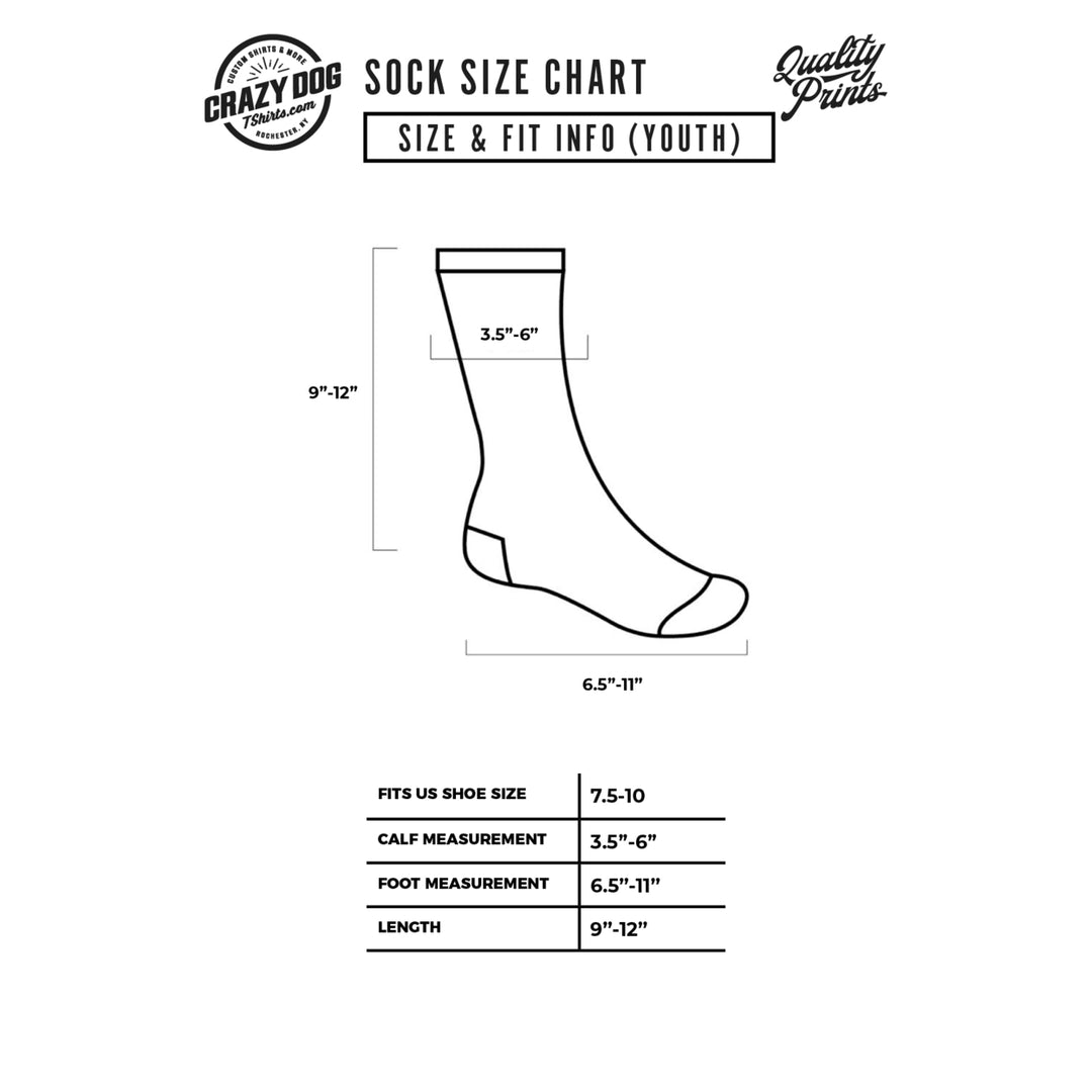 Youth Hide And Seek Champion Socks Funny Loch Ness Monster Novelty Graphic Footwear Image 3