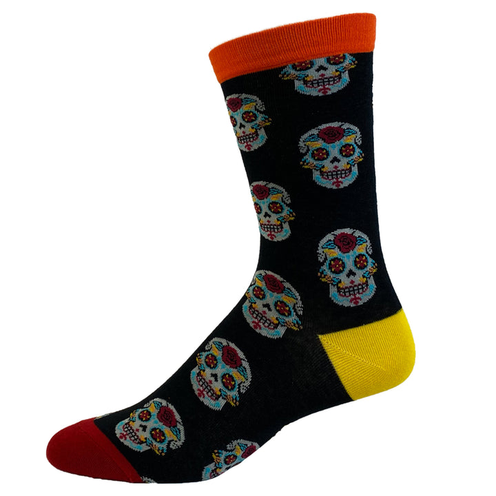 Womens Sugar Skull Socks Funny Day Of The Dead Mexico Graphic Novelty Footwear Image 4