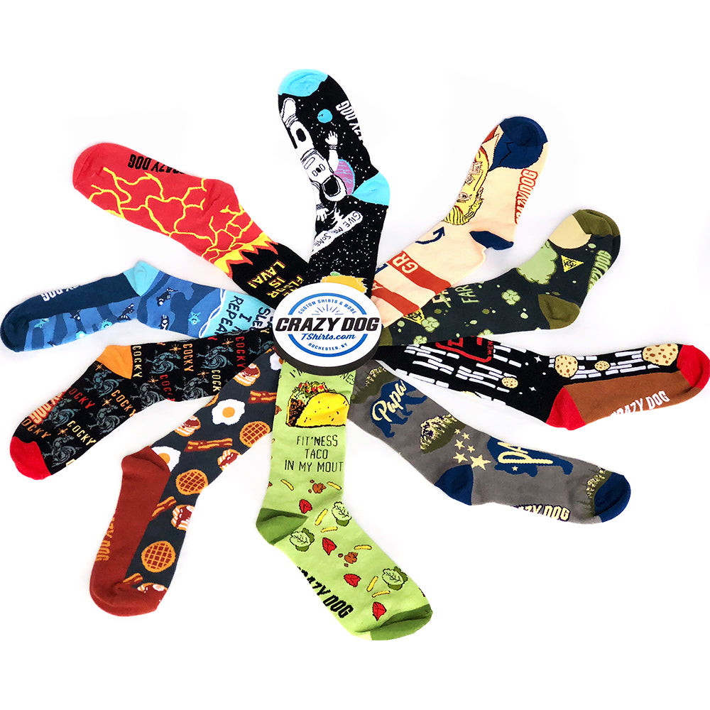 Mama and Papa Bear Sock Set Funny Mens and Womens Sock Combo For Parents Image 4