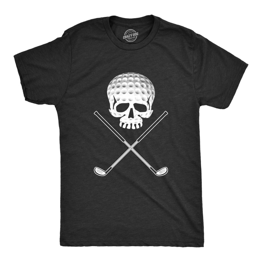 Mens Golf Jolly Roger Funny T shirts Sport Cool Vintage Retro Tees Hilarious T shirt Image 1