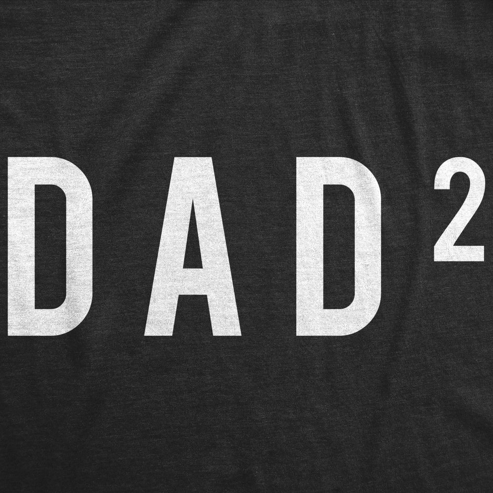 Mens Dad To The Second Tshirt Funny Father Of Two Fathers Day Tee Image 2