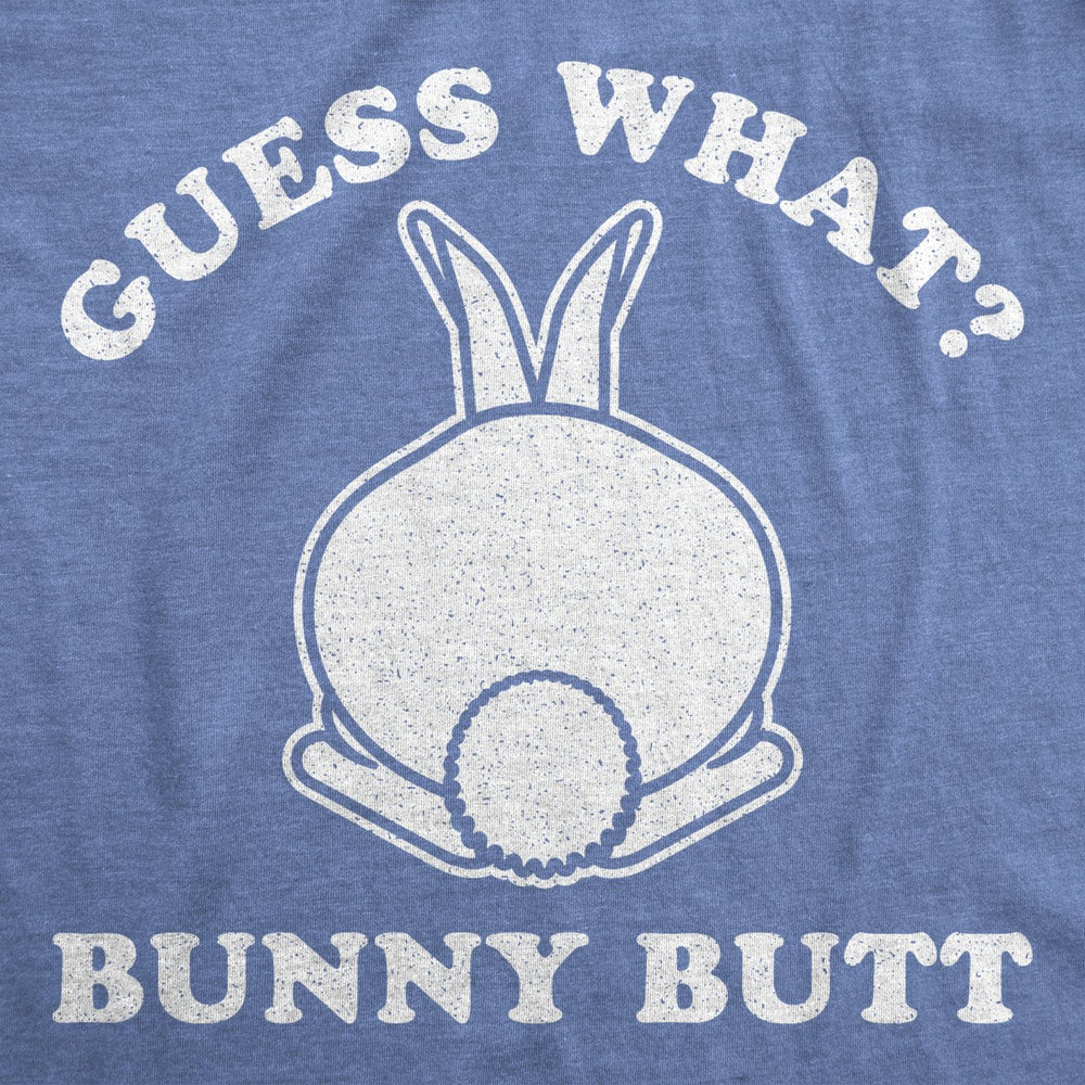 Womens Guess What Bunny Butt T shirt Funny Easter Sunday Gift for Egg Basket Image 2