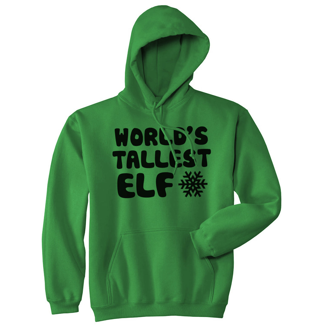 Worlds Tallest Elf Funny Christmas Vacation Hoodie Hilarious Cool Joke Sweater Image 1