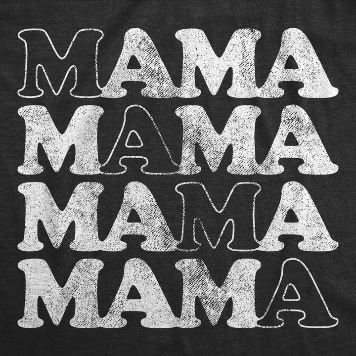 Womens Mama Tshirt Funny Mothers Day Mommy Graphic Mum Novelty Tee Image 2