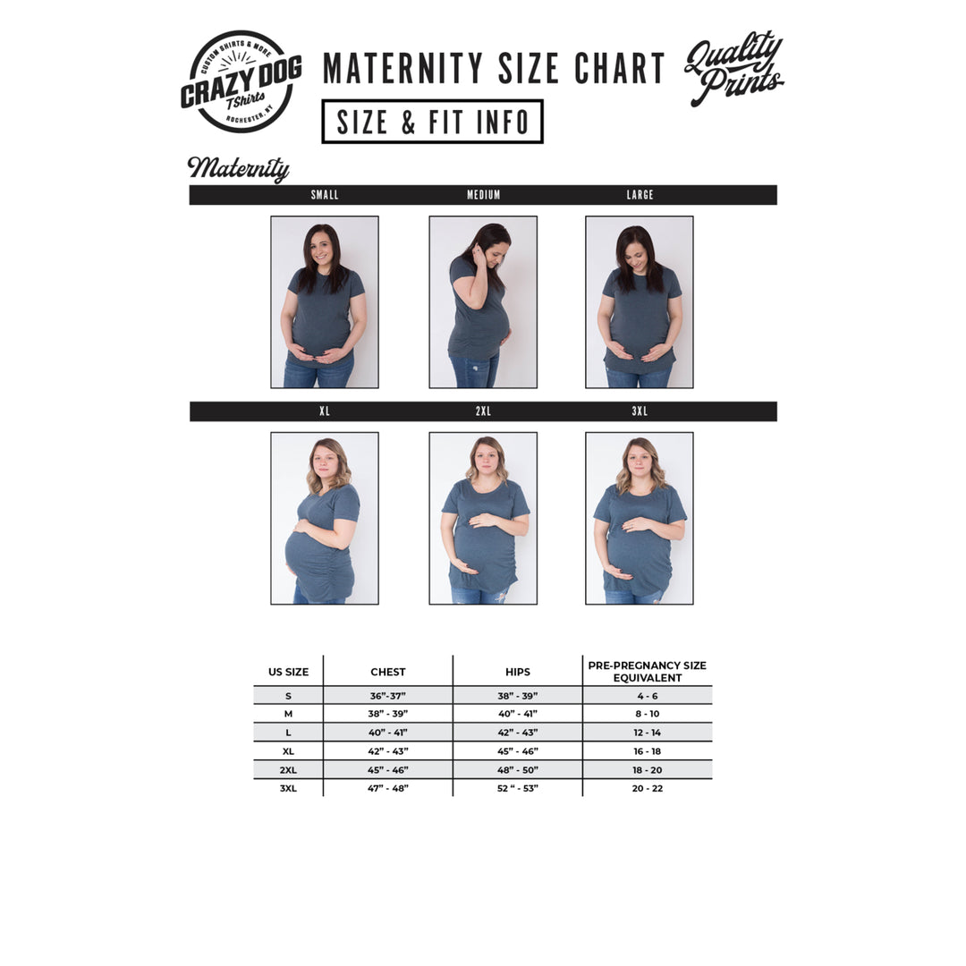 Maternity USA Heart American Flag Announcement Funny Pregnancy T shirt Image 3