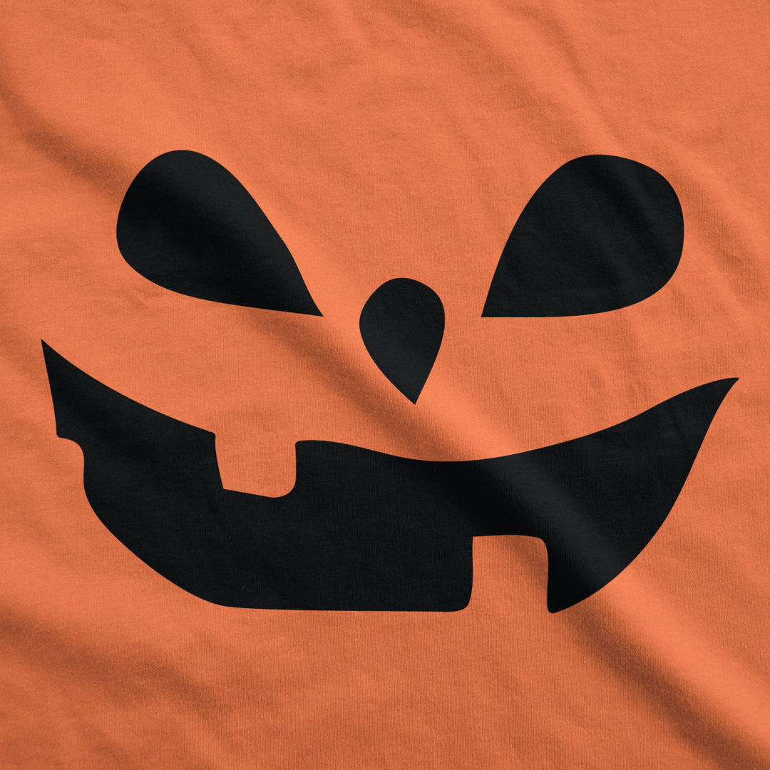 Maternity Teardrop Eyes Pumpkin Face Halloween Pregnancy Announcement T Shirt Image 4