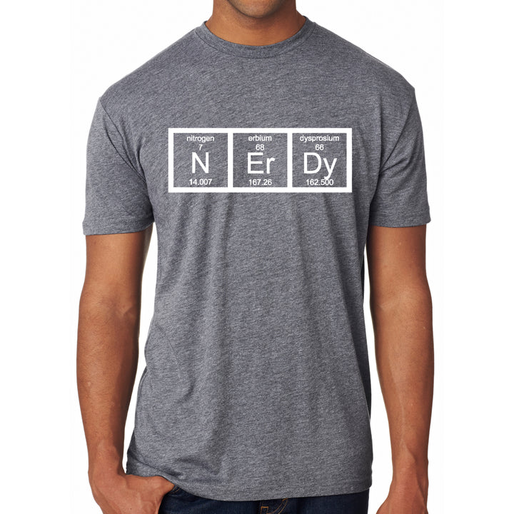 Nerdy Periodic Table T Shirt Funny Science Shirts Mens Image 4