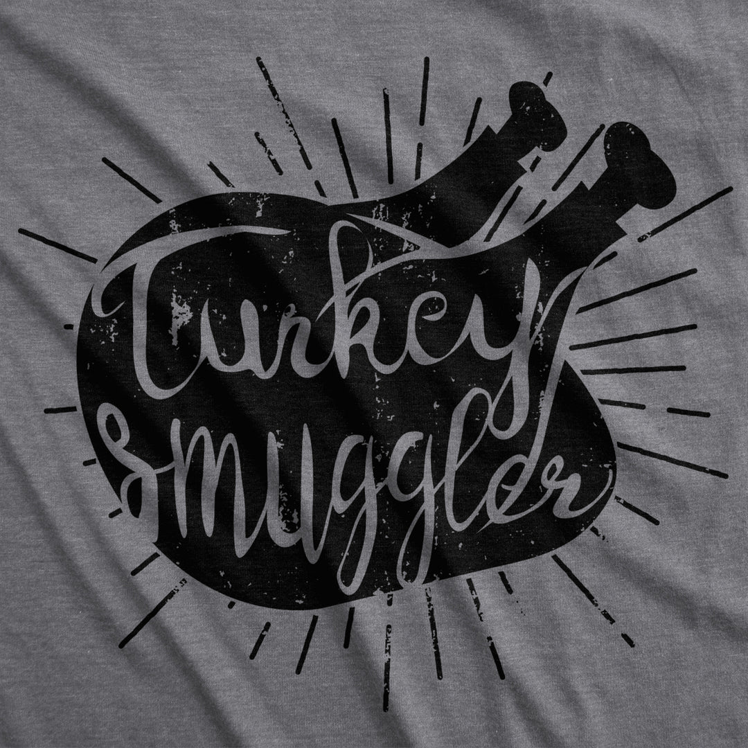 Turkey Smuggler T shirt Funny Thanksgiving Maternity Shirt Pregnancy Baby Tee Image 4