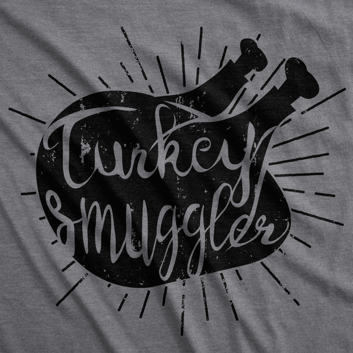 Turkey Smuggler T shirt Funny Thanksgiving Maternity Shirt Pregnancy Baby Tee Image 4