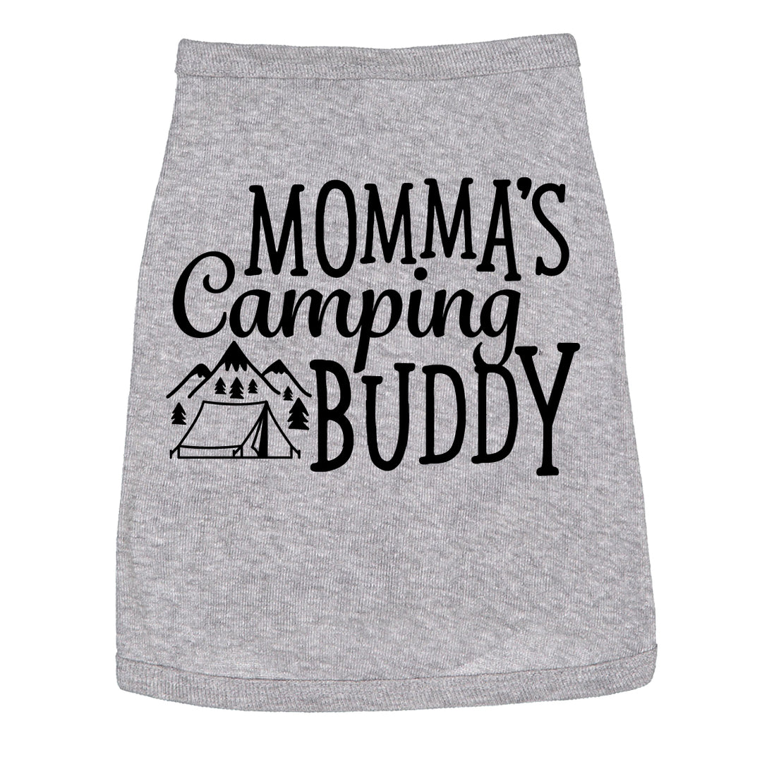 Dog Shirt Mommas Camping Buddy Cute Clothes For Pet Puppy Image 1