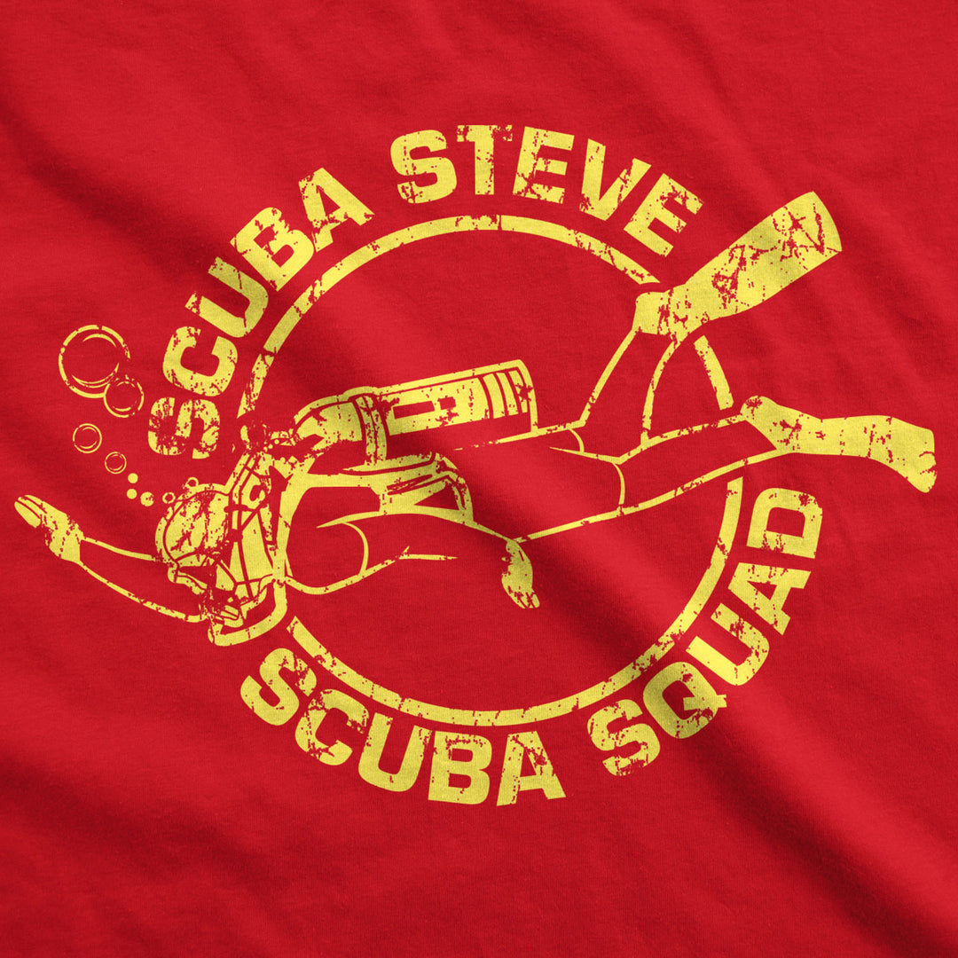 Scuba Steve Scuba Squad T Shirt Funny Vintage 90s Hilarious Retro Saying Cool Image 2