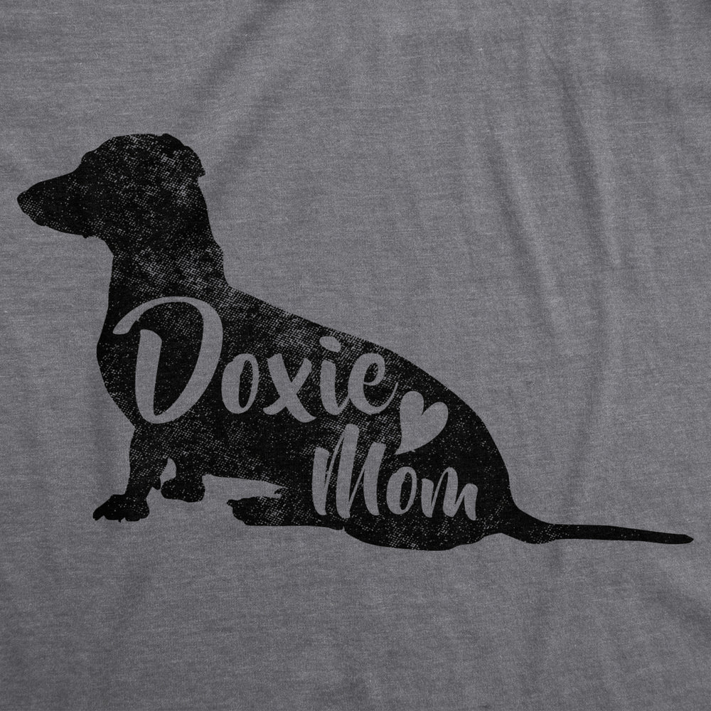 Womens Doxie Mom T Shirt Wiener  Funny Daschund Tee Image 2