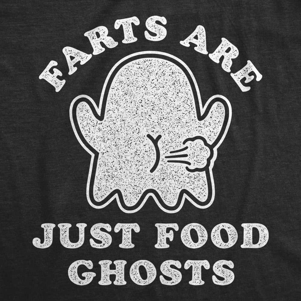 Youth Farts Are Just Food Ghosts Tshirt Funny Halloween Bathroom Humor Tee Image 2