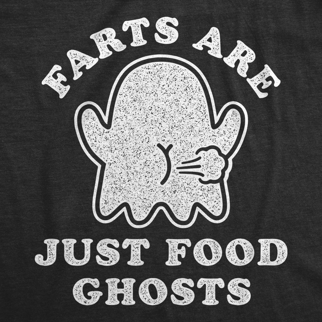 Youth Farts Are Just Food Ghosts Tshirt Funny Halloween Bathroom Humor Tee Image 2