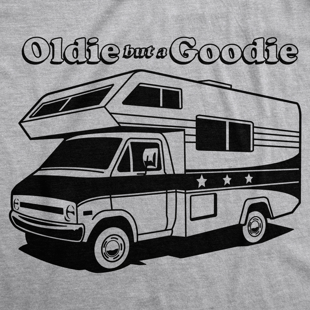 Mens Oldie But a Goodie Funny RV Camper Tee Vintage Shirts Novelty Retro T shirt Image 2