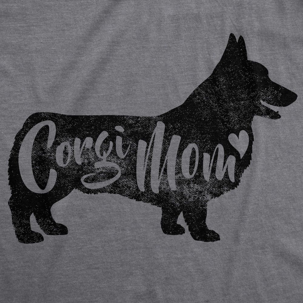 Womens Corgi Mom T Shirt Funny Dog Mama Tshirt Great Pet Lover Gift Image 2