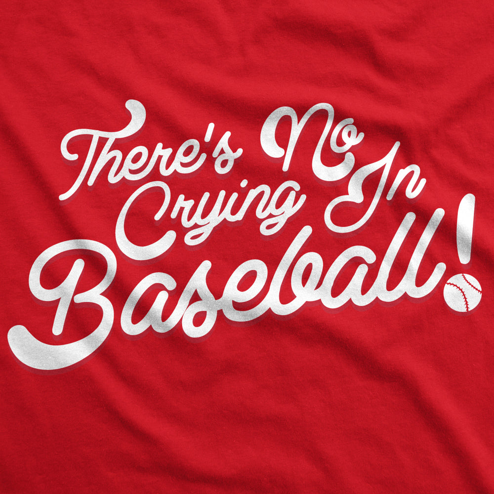 No Crying In Baseball T Shirt League Of Their Own Movie Quote Tee For Women Image 2