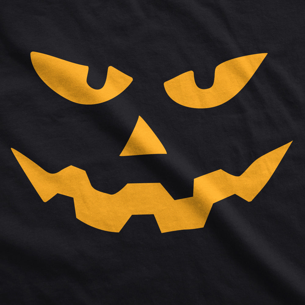 Mens Triangle Nose Pumpkin Face Funny Fall Halloween Spooky T Shirt Image 2