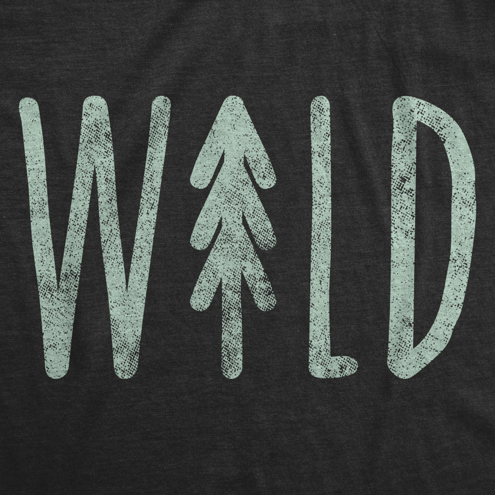 Womens Wild T shirt Cute Vacation Adventure Camping Hiking Vintage Graphic Tee Image 2