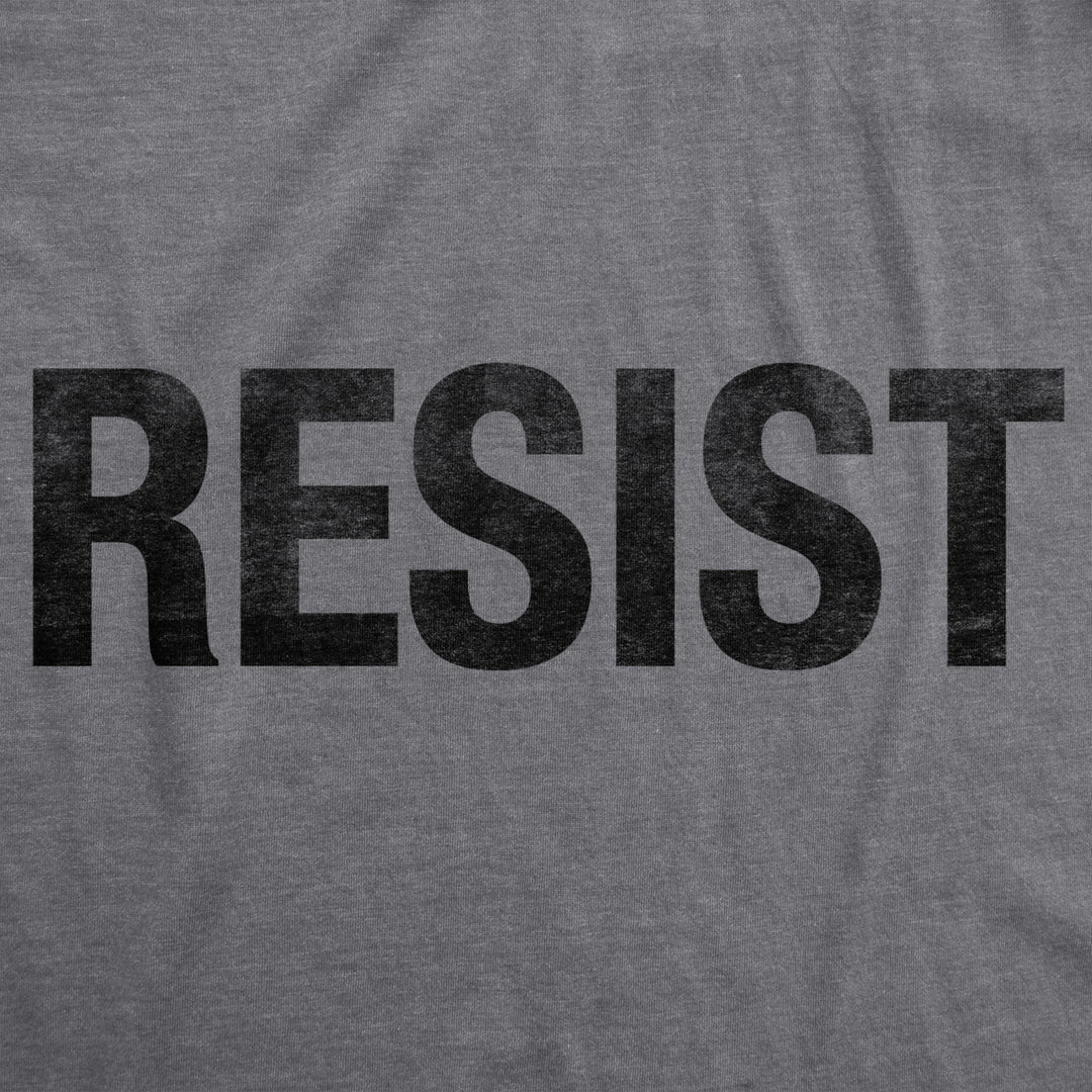 Womens Resist T Shirt Political Anti Authority Protest Tee Rebel Rally March Tee Image 2