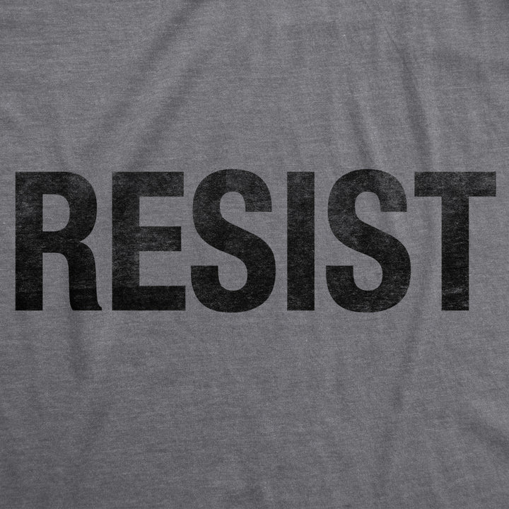 Womens Resist T Shirt Political Anti Authority Protest Tee Rebel Rally March Tee Image 2