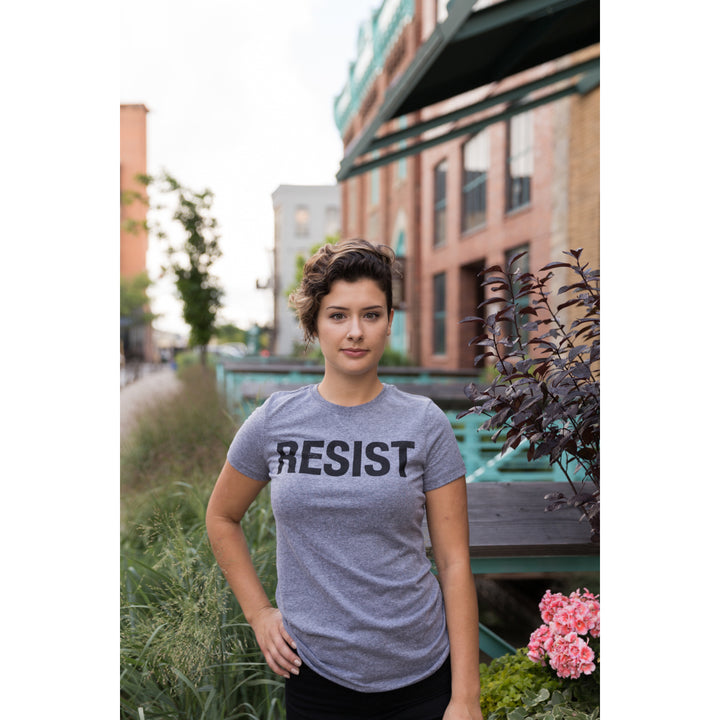 Womens Resist T Shirt Political Anti Authority Protest Tee Rebel Rally March Tee Image 7